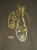 musical mask tee-shirt